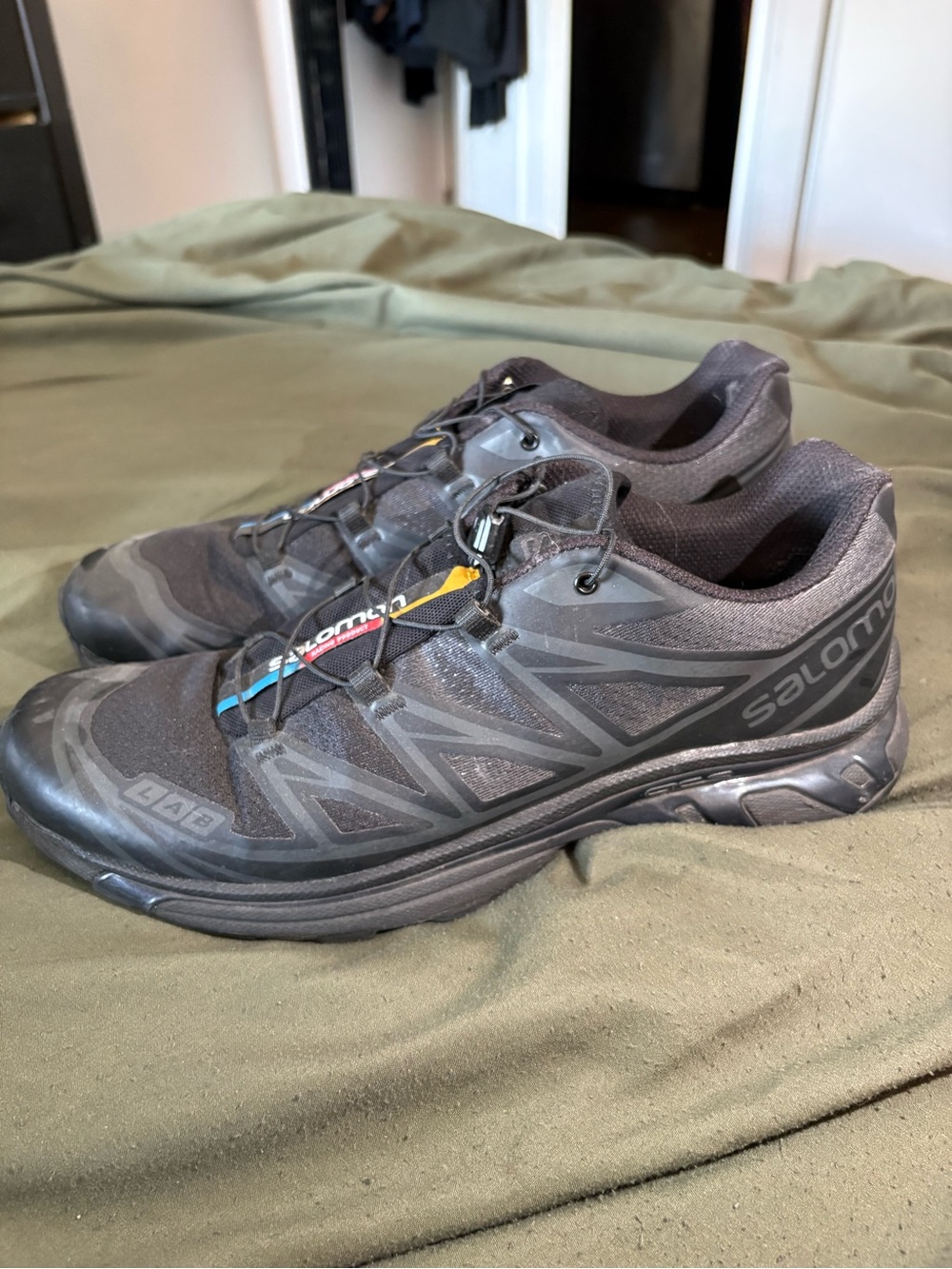 Solomon XT-6 Pros Black Running Shoes
